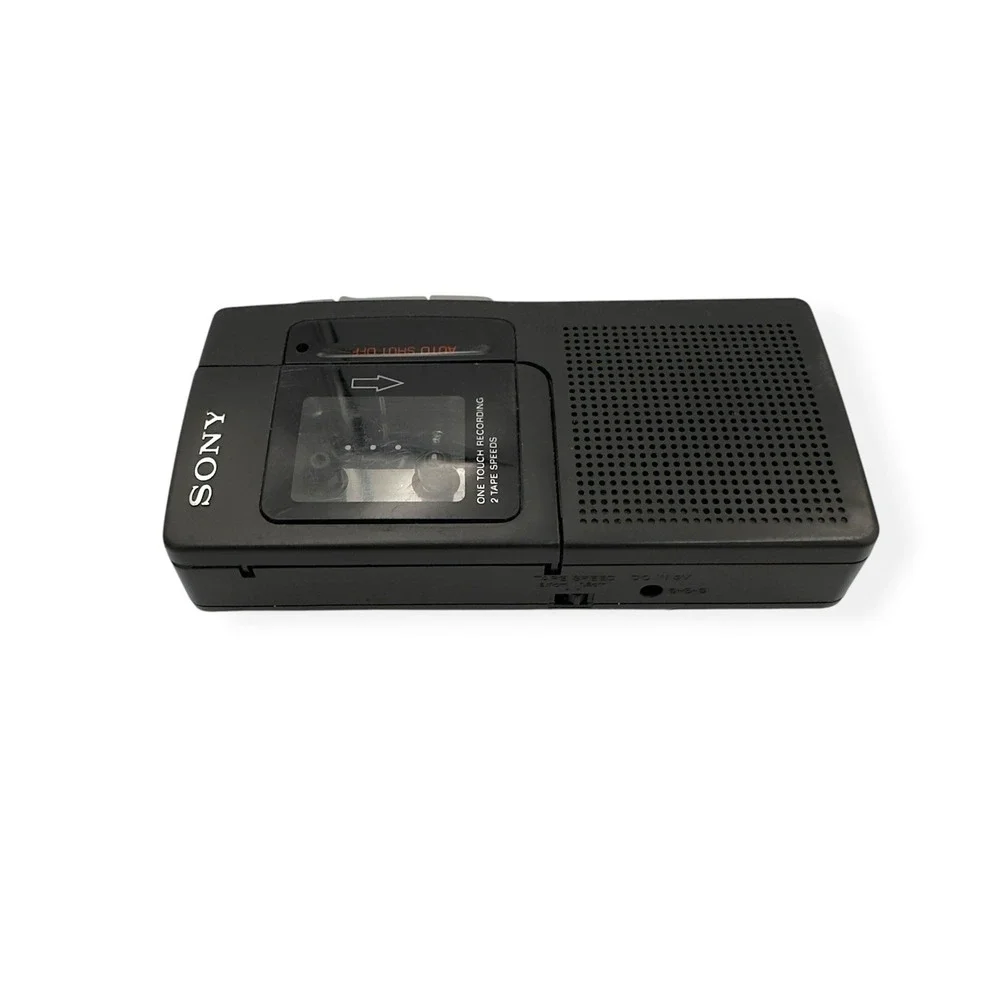 Sony M-330 MicroCassette Recorder Two Speed One Touch Recording For Parts/Repair